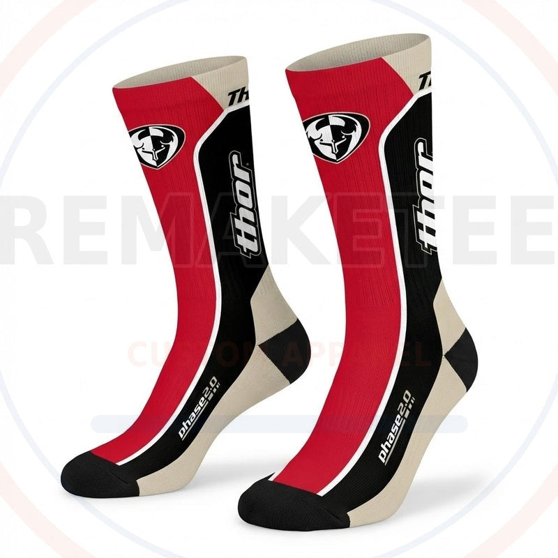 RemakeTee Custom Vintage Retro BMX Racing Socks 098