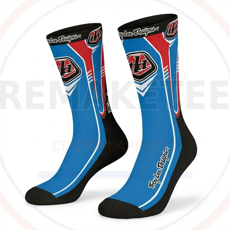 RemakeTee Custom Vintage Retro BMX Racing Socks 101
