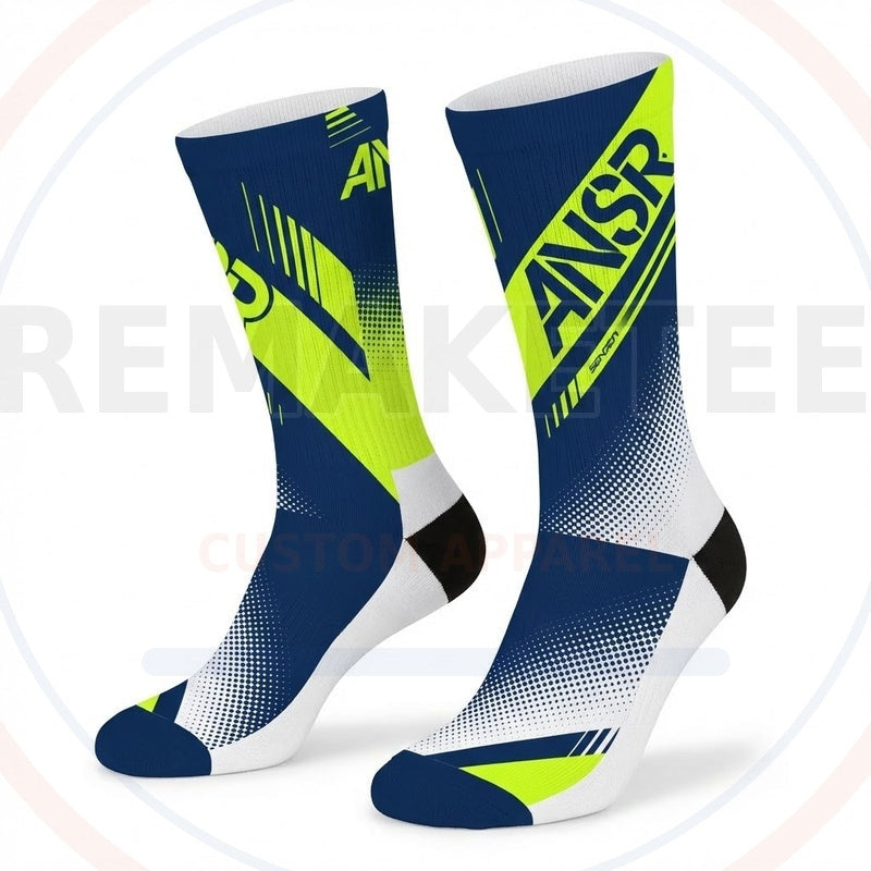 RemakeTee Custom Vintage Retro BMX Racing Socks 105