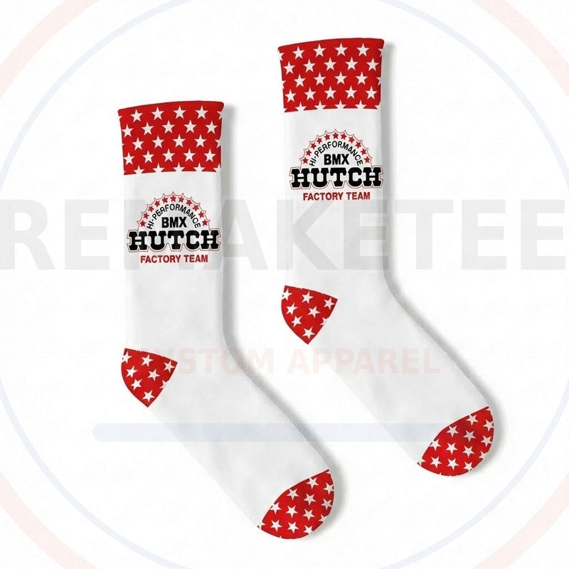 RemakeTee Custom Vintage Retro BMX Racing Socks 107