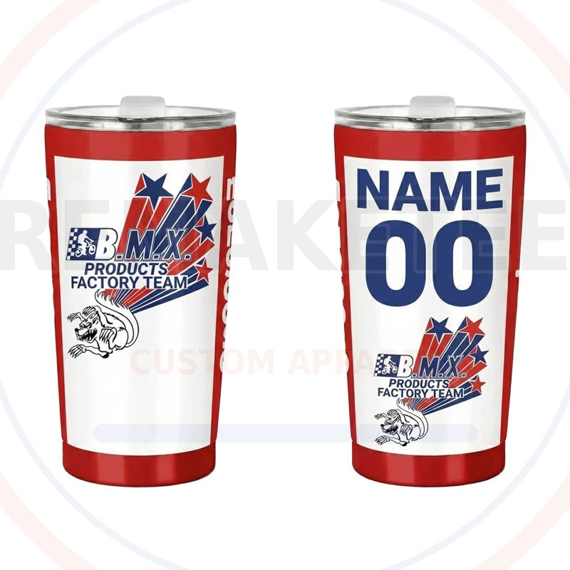 RemakeTee Custom Vintage Retro BMX Racing Tumbler Cup 021