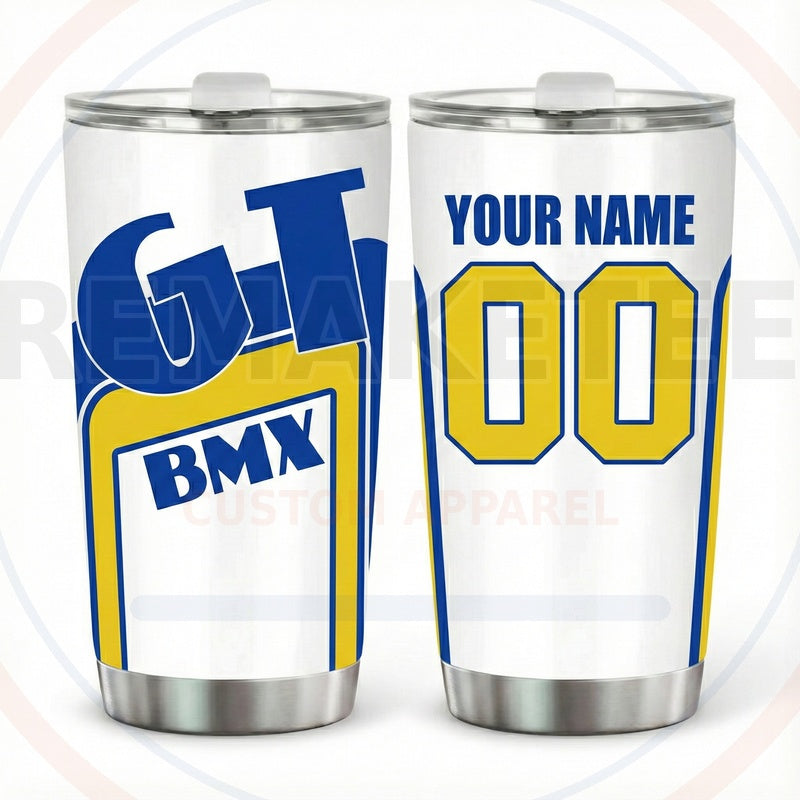 RemakeTee Custom Vintage Retro BMX Racing Tumbler Cup 037