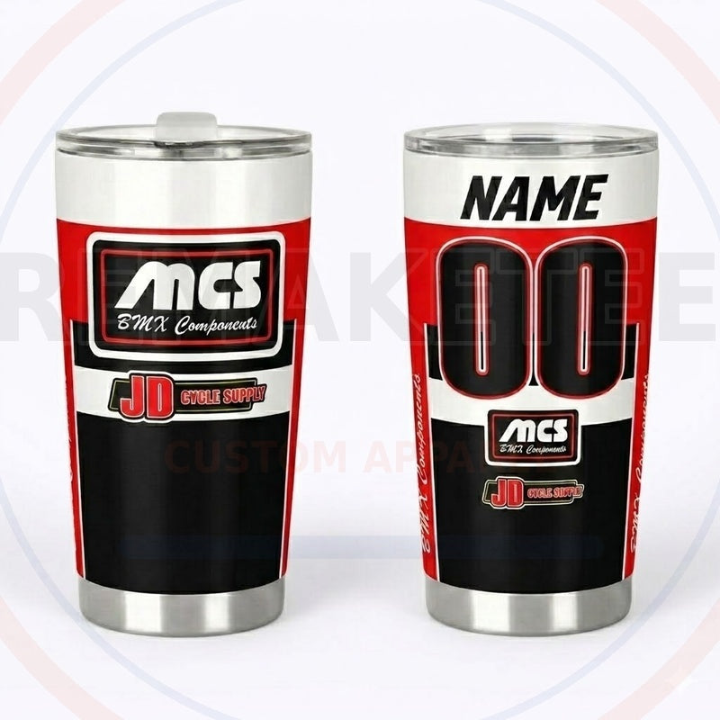 RemakeTee Custom Vintage Retro BMX Racing Tumbler Cup 077