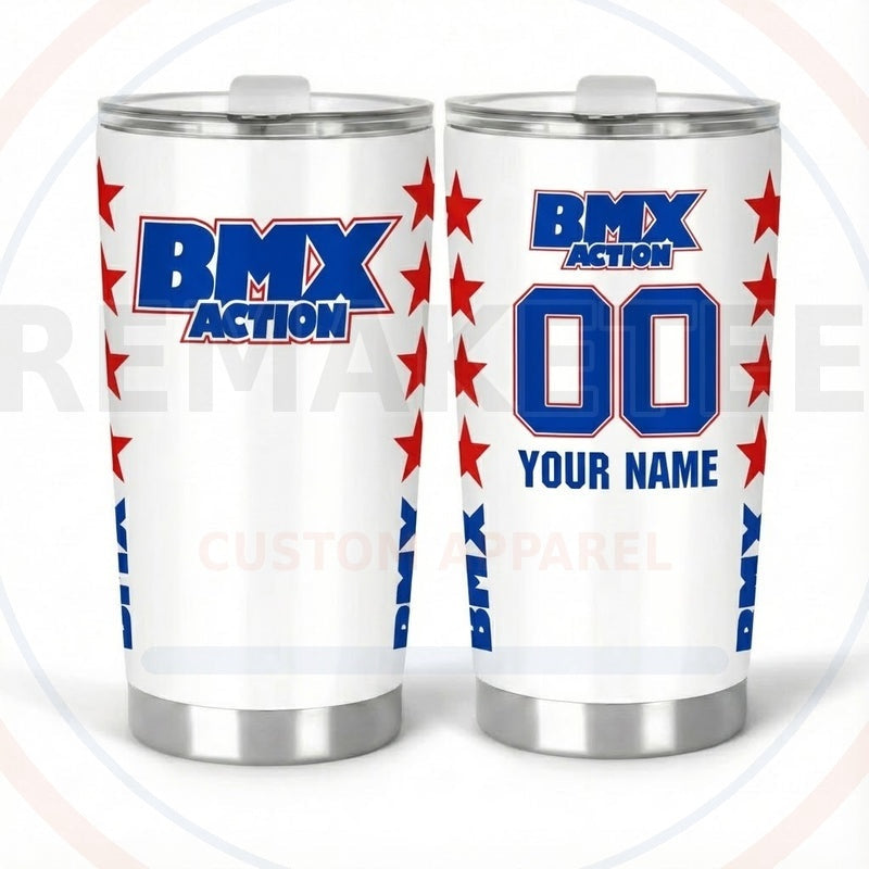 RemakeTee Custom Vintage Retro BMX Racing Tumbler Cup 196
