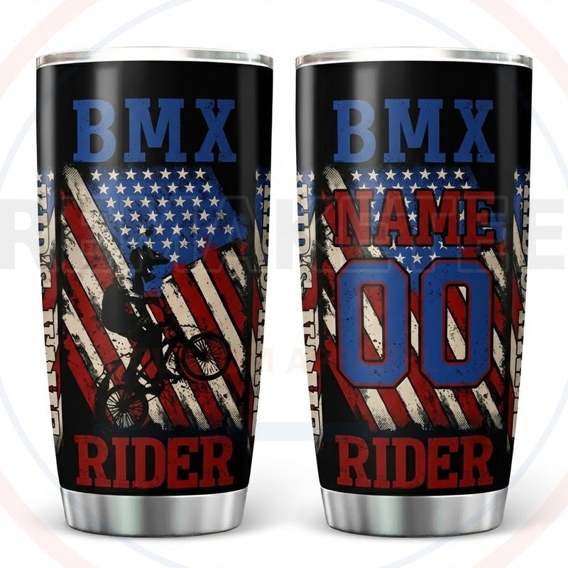RemakeTee Custom Vintage Retro BMX Racing Tumbler Cup 296