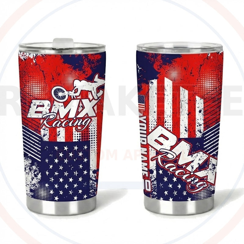 RemakeTee Custom Vintage Retro BMX Racing Tumbler Cup 370