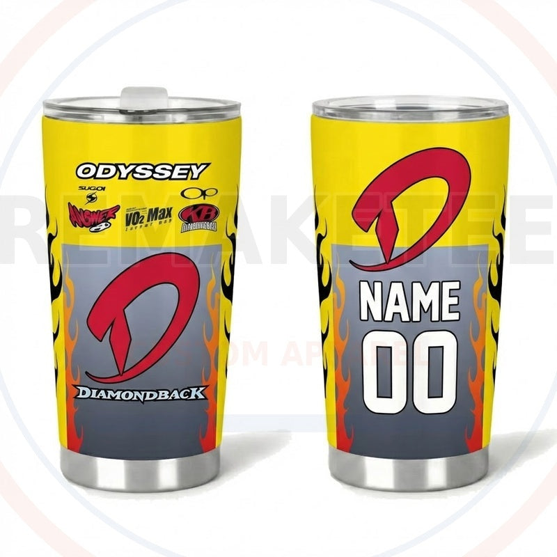 RemakeTee Custom Vintage Retro BMX Racing Tumbler Cup 408