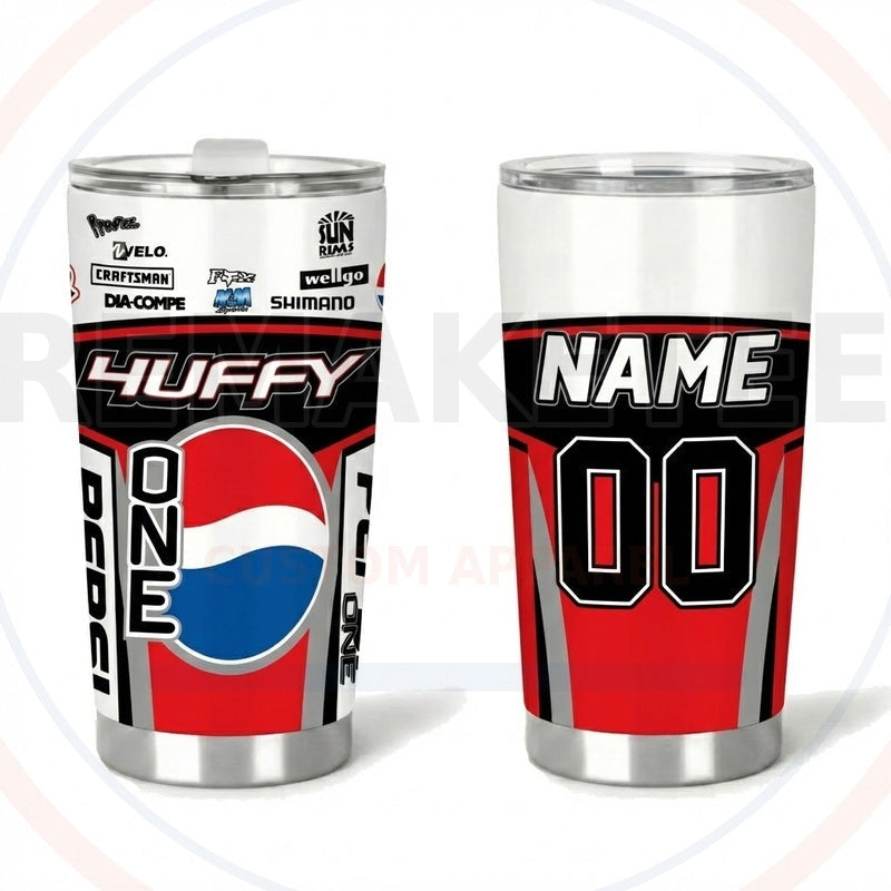 RemakeTee Custom Vintage Retro BMX Racing Tumbler Cup 424