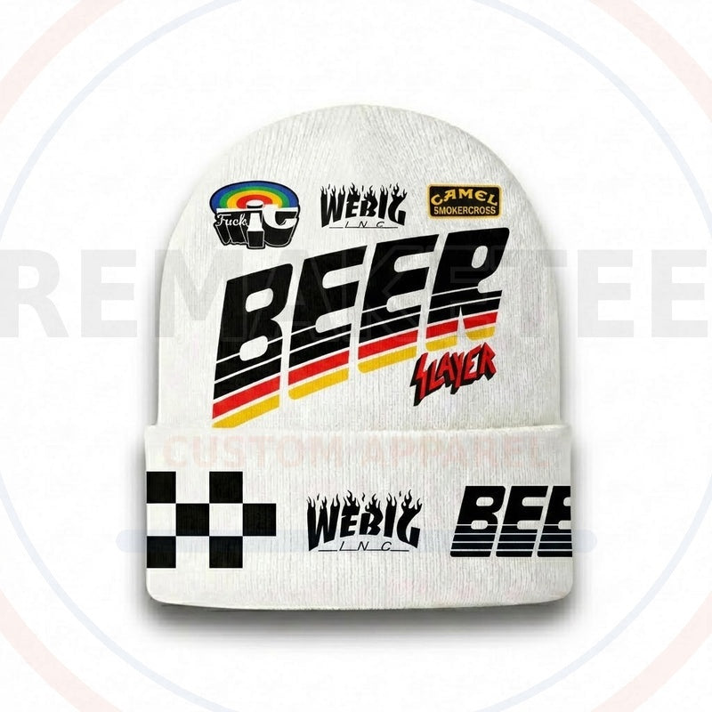 RemakeTee Custom Vintage Retro VMX Racing Beanie 042