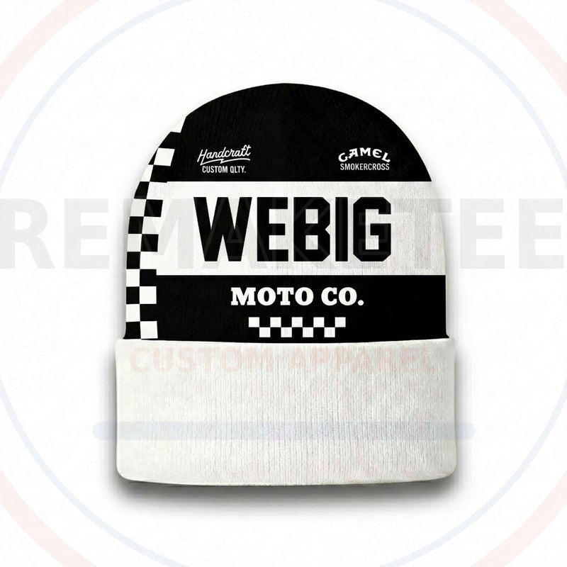 RemakeTee Custom Vintage Retro VMX Racing Beanie 069