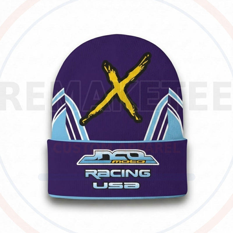RemakeTee Custom Vintage Retro VMX Racing Beanie 240