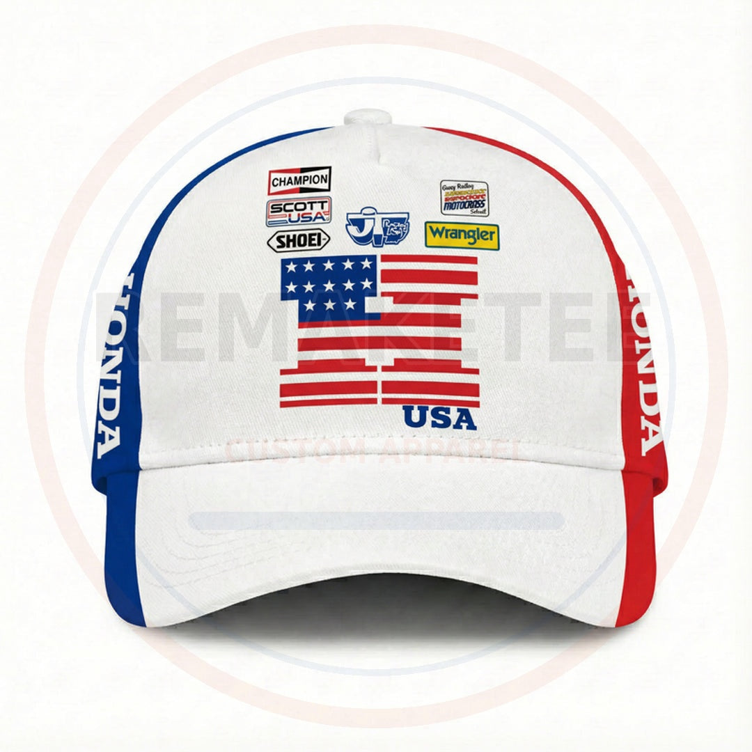 RemakeTee Custom Vintage Retro VMX Racing Cap 451