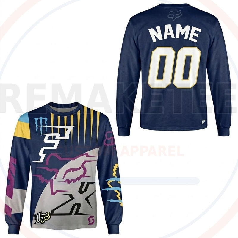 RemakeTee Custom Vintage Retro VMX Racing Jersey 043