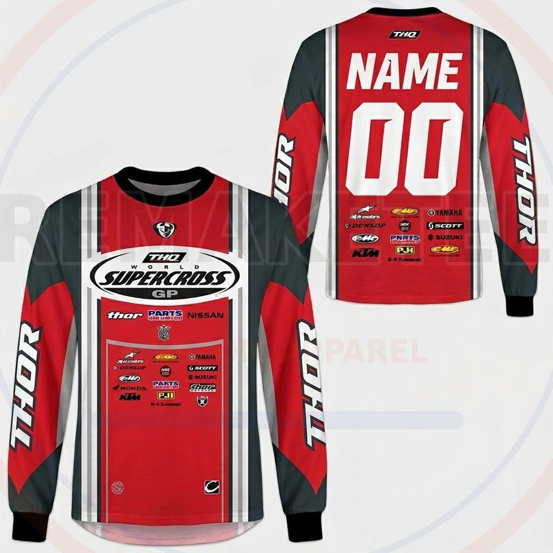 RemakeTee Custom Vintage Retro VMX Racing Jersey 062