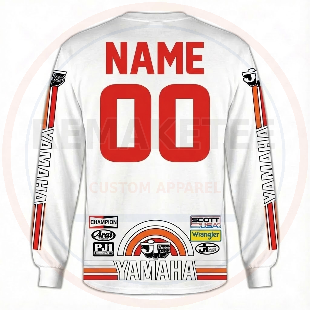 RemakeTee Custom Vintage Retro VMX Racing Jersey 1074