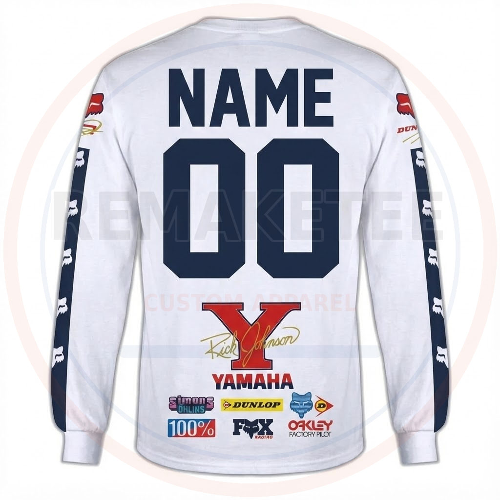 RemakeTee Custom Vintage Retro VMX Racing Jersey 1076