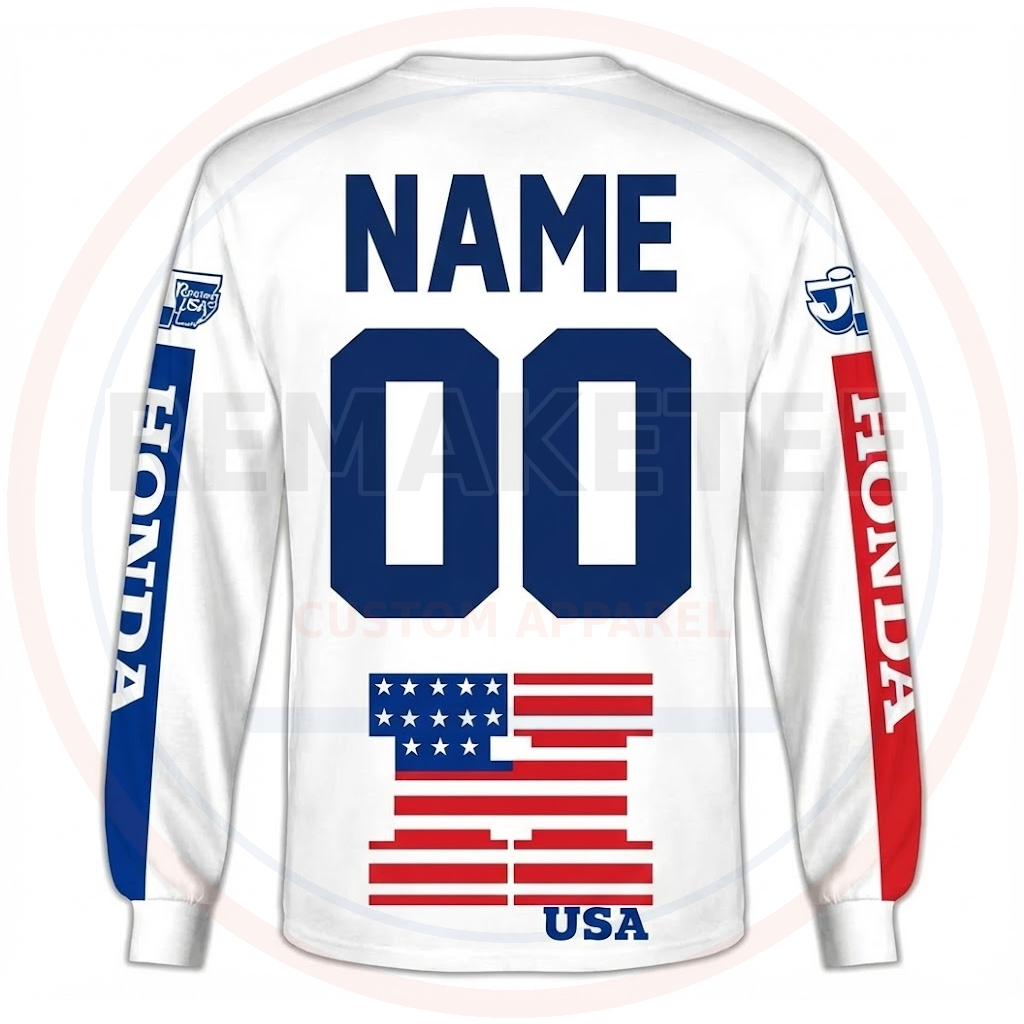 RemakeTee Custom Vintage Retro VMX Racing Jersey 1082