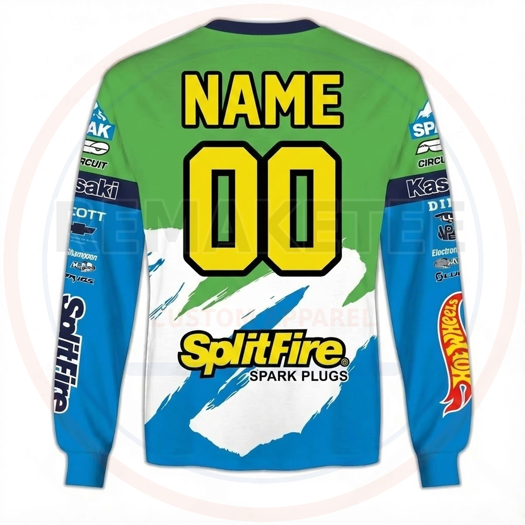 RemakeTee Custom Vintage Retro VMX Racing Jersey 1096
