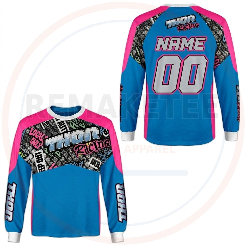 RemakeTee Custom Vintage Retro VMX Racing Jersey 1144
