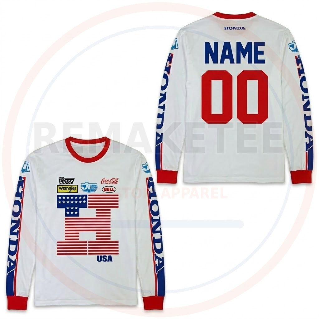RemakeTee Custom Vintage Retro VMX Racing Jersey 1159