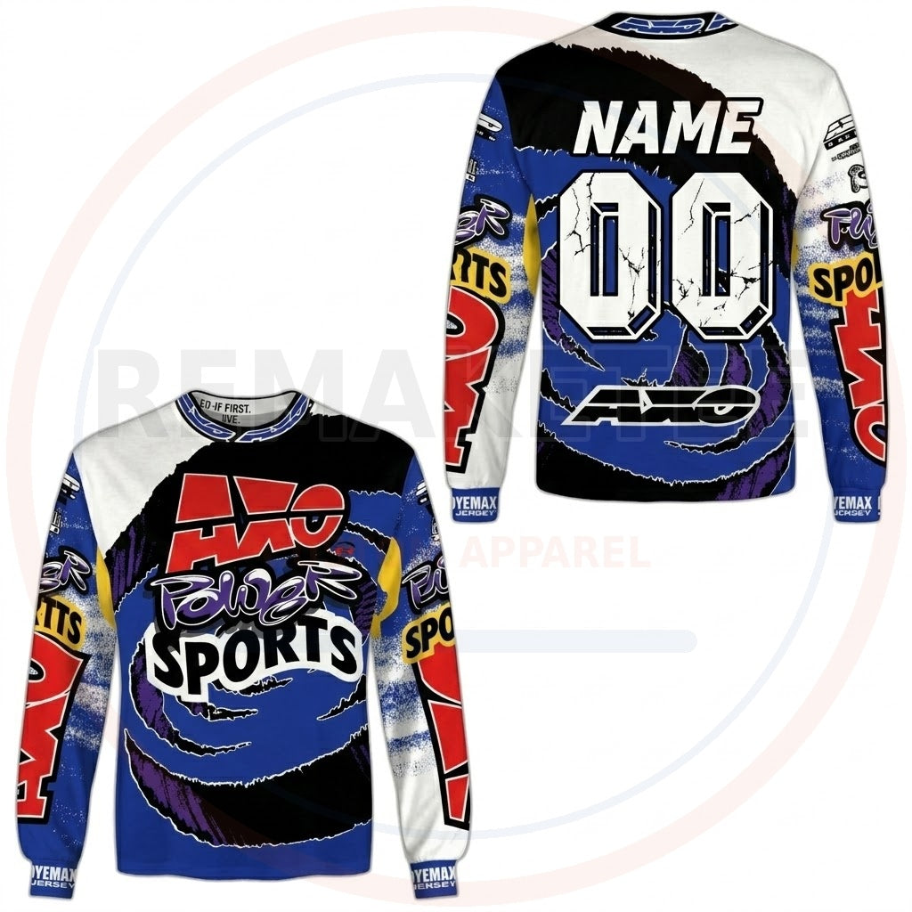 RemakeTee Custom Vintage Retro VMX Racing Jersey 1171