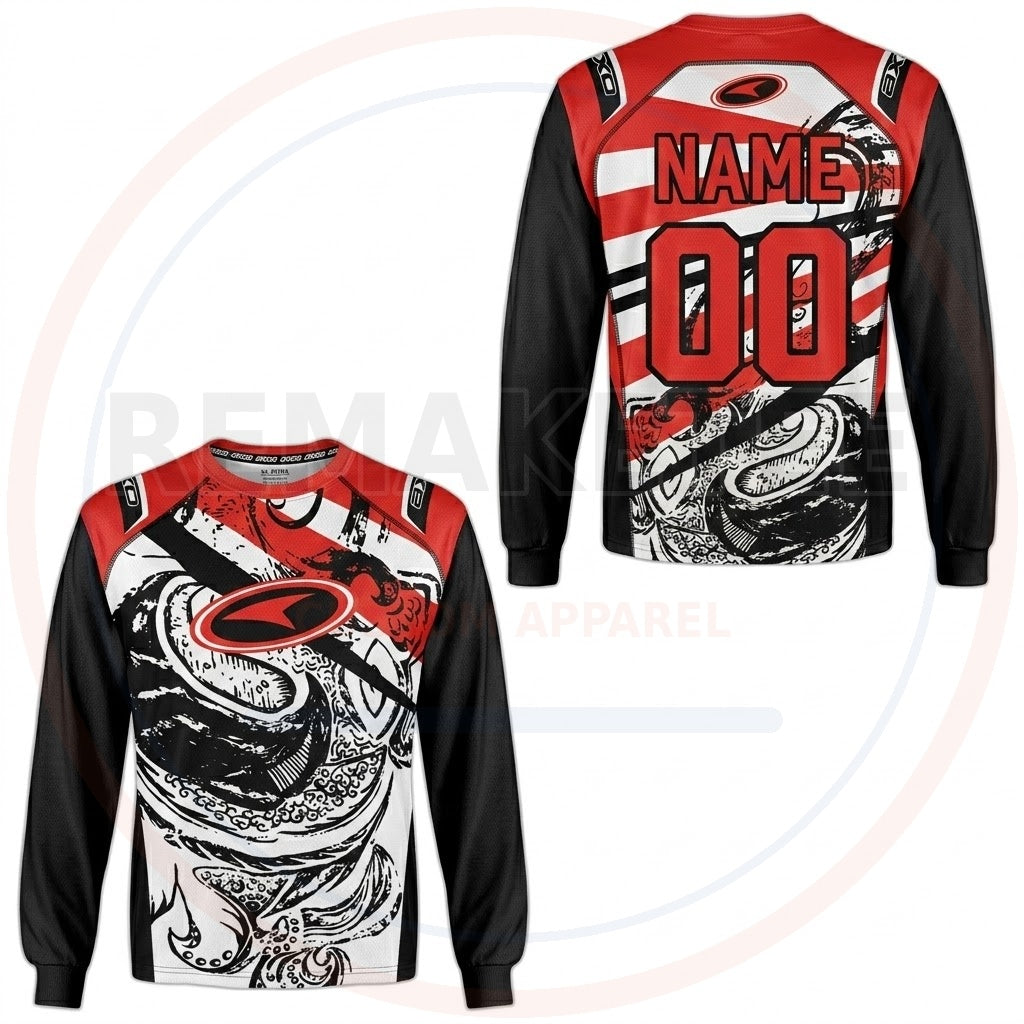 RemakeTee Custom Vintage Retro VMX Racing Jersey 1191