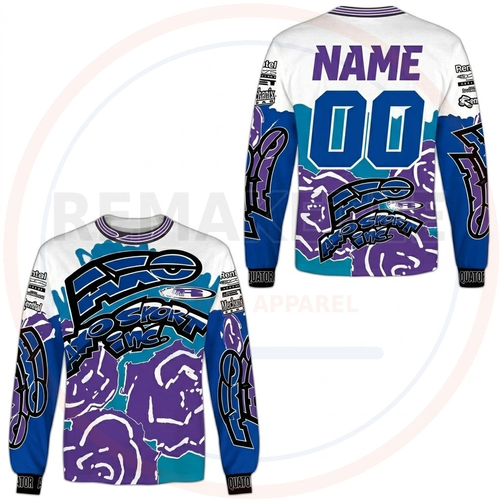 RemakeTee Custom Vintage Retro VMX Racing Jersey 1195