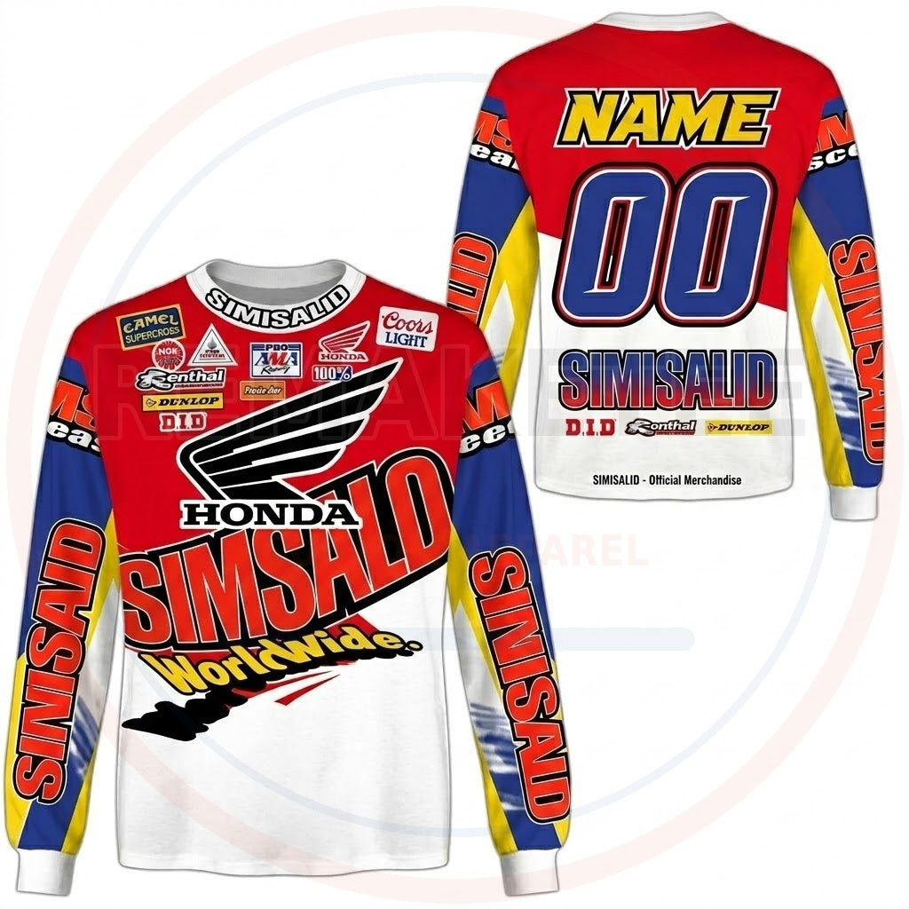 RemakeTee Custom Vintage Retro VMX Racing Jersey 1199