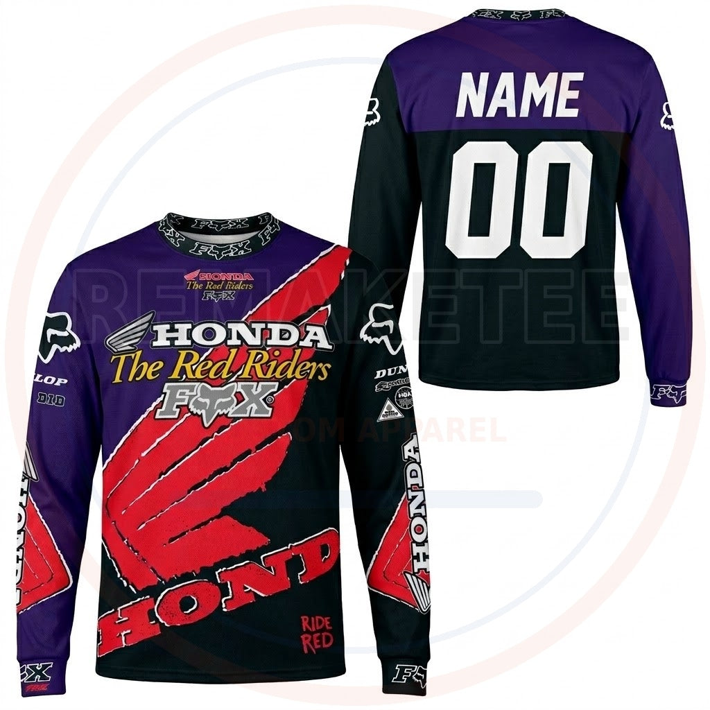 RemakeTee Custom Vintage Retro VMX Racing Jersey 1200