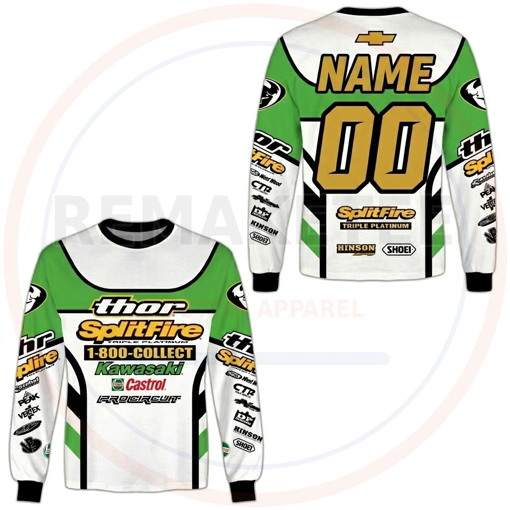 RemakeTee Custom Vintage Retro VMX Racing Jersey 1205