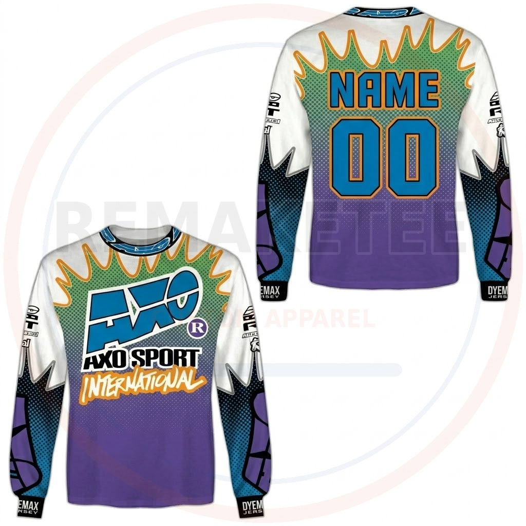 RemakeTee Custom Vintage Retro VMX Racing Jersey 1208