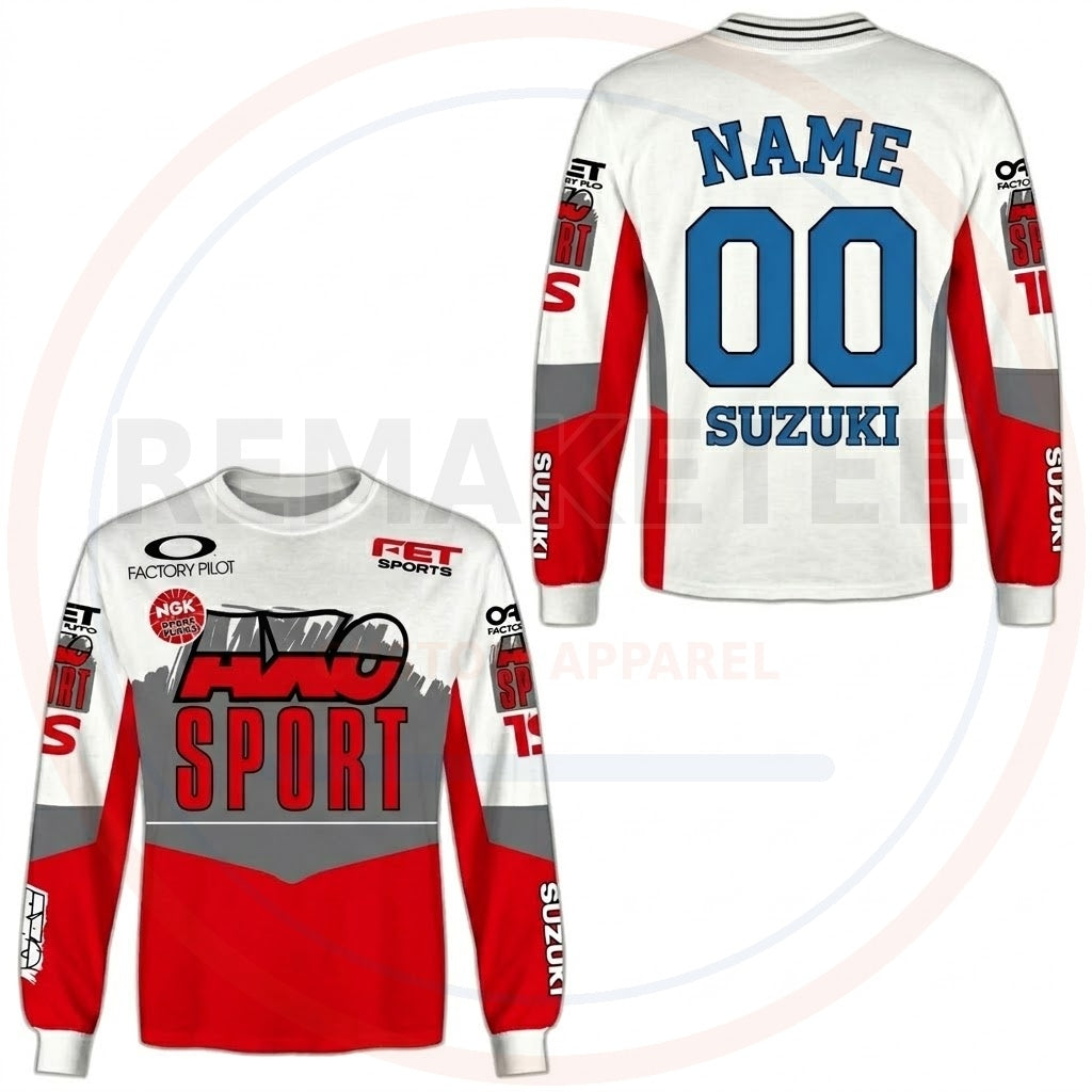 RemakeTee Custom Vintage Retro VMX Racing Jersey 1209