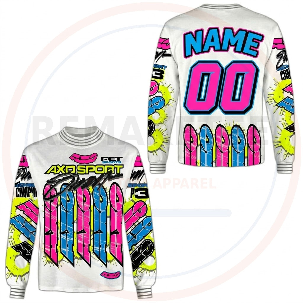 RemakeTee Custom Vintage Retro VMX Racing Jersey 1210