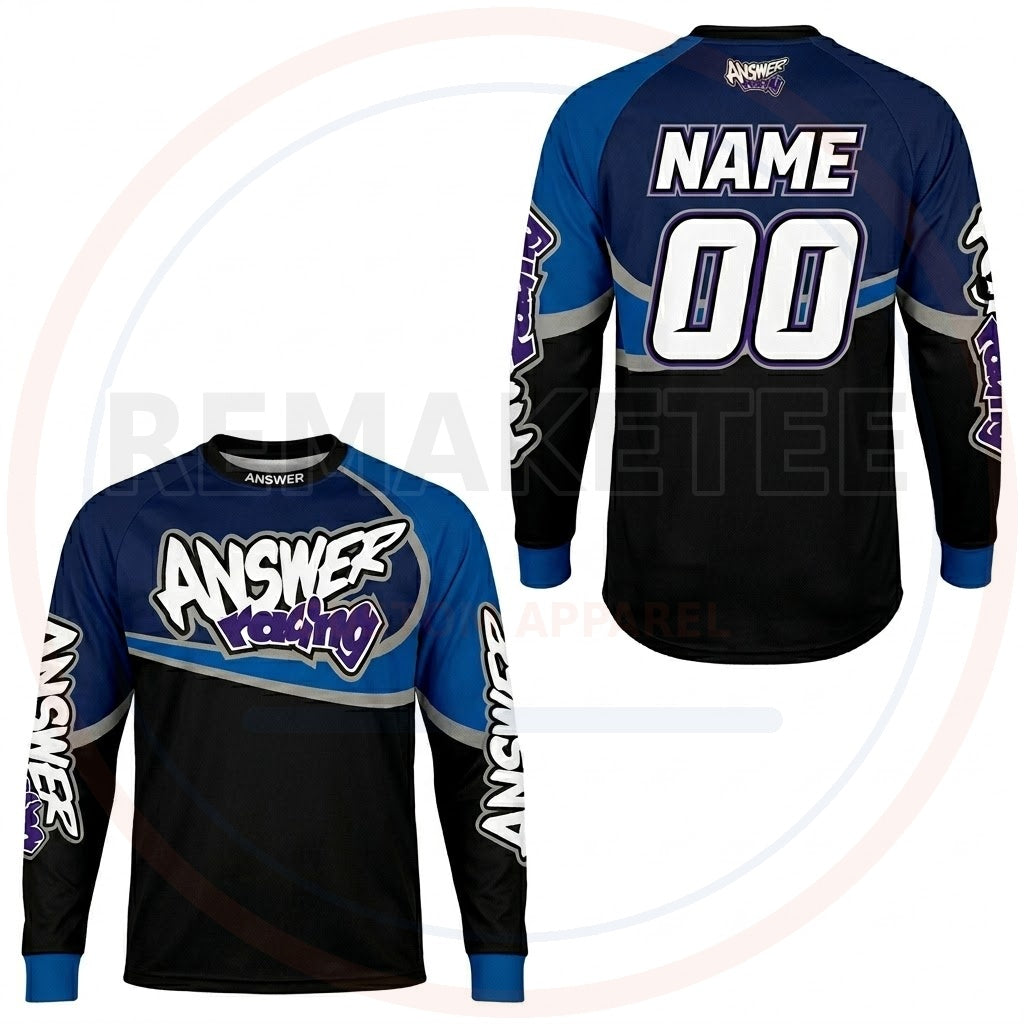 RemakeTee Custom Vintage Retro VMX Racing Jersey 1212