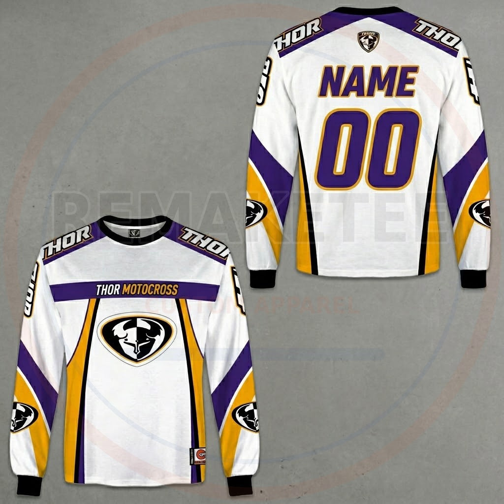 RemakeTee Custom Vintage Retro VMX Racing Jersey 1213