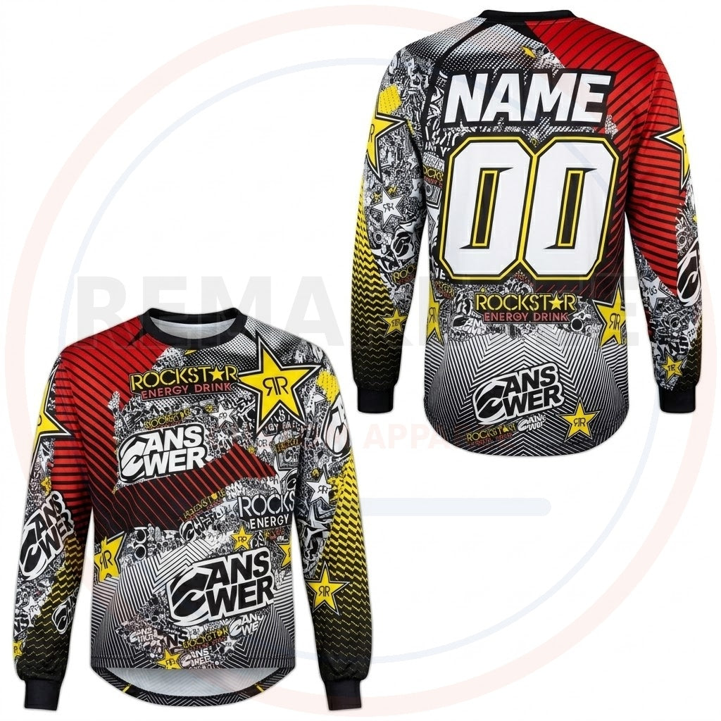 RemakeTee Custom Vintage Retro VMX Racing Jersey 1223