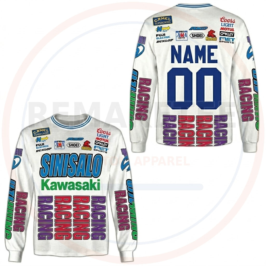 RemakeTee Custom Vintage Retro VMX Racing Jersey 1233