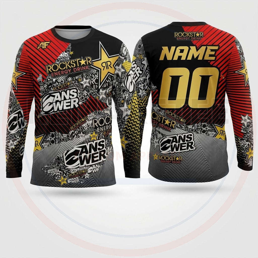 RemakeTee Custom Vintage Retro VMX Racing Jersey 1234