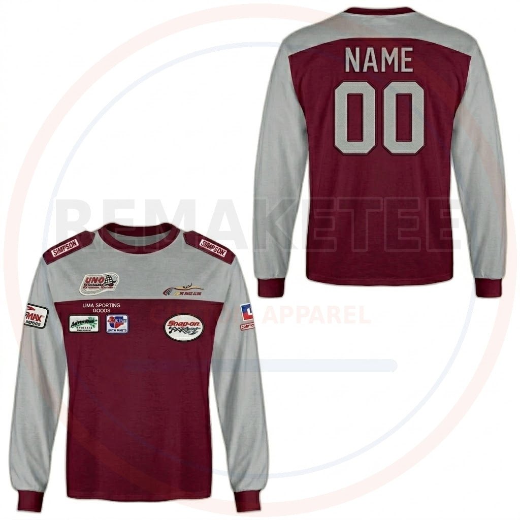 RemakeTee Custom Vintage Retro VMX Racing Jersey 1237