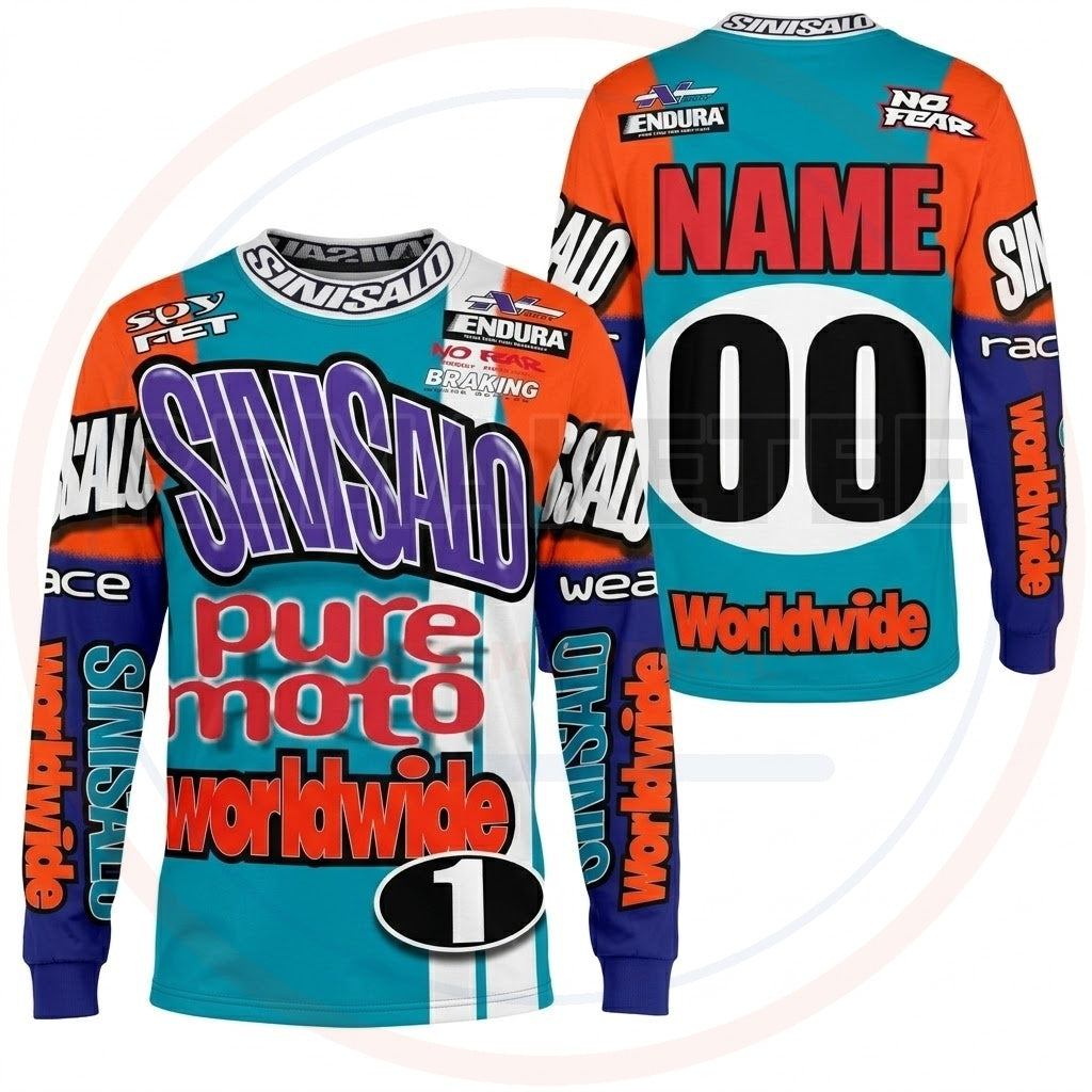 RemakeTee Custom Vintage Retro VMX Racing Jersey 1238