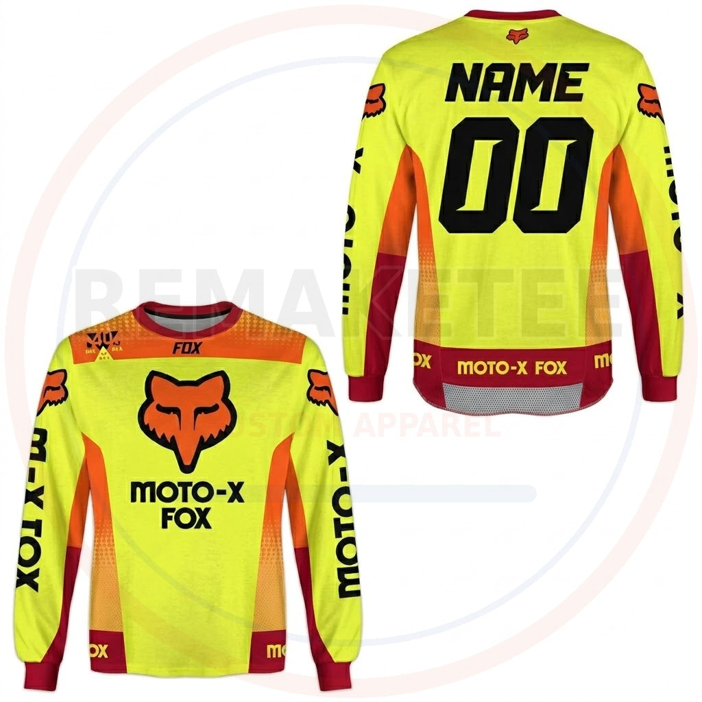 RemakeTee Custom Vintage Retro VMX Racing Jersey 1256