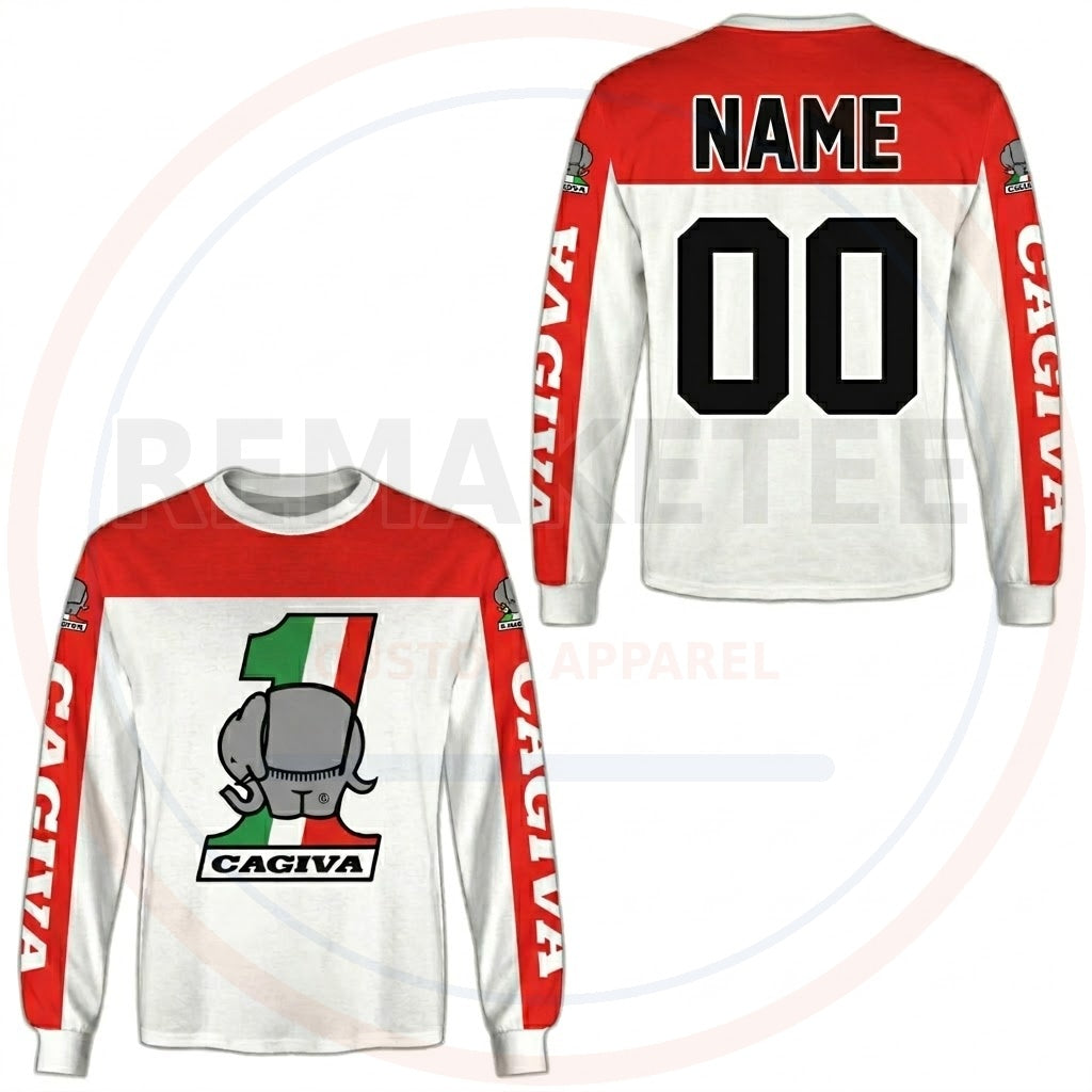 RemakeTee Custom Vintage Retro VMX Racing Jersey 1262