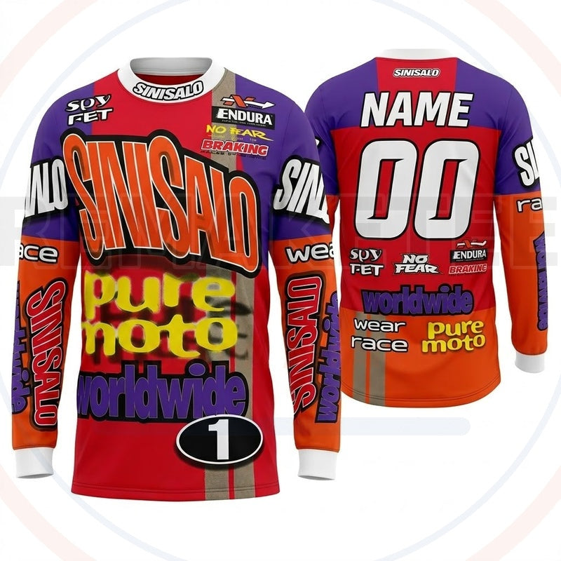 RemakeTee Custom Vintage Retro VMX Racing Jersey 168