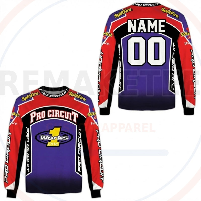 RemakeTee Custom Vintage Retro VMX Racing Jersey 410