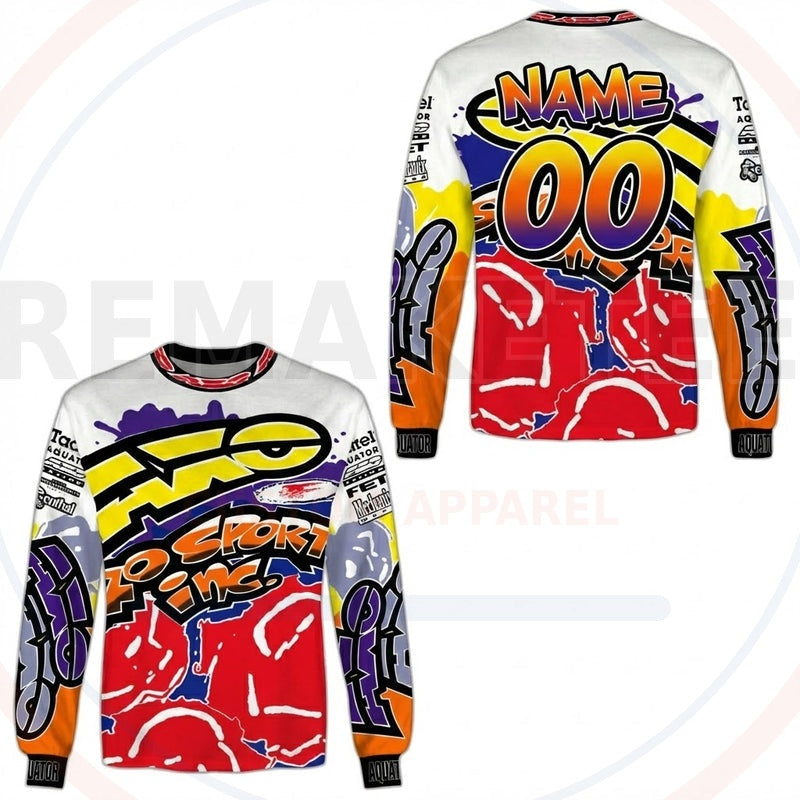 RemakeTee Custom Vintage Retro VMX Racing Jersey 543
