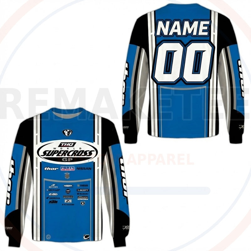 RemakeTee Custom Vintage Retro VMX Racing Jersey 554