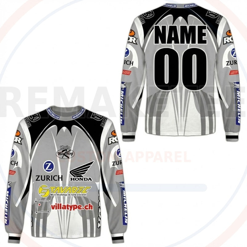 RemakeTee Custom Vintage Retro VMX Racing Jersey 640