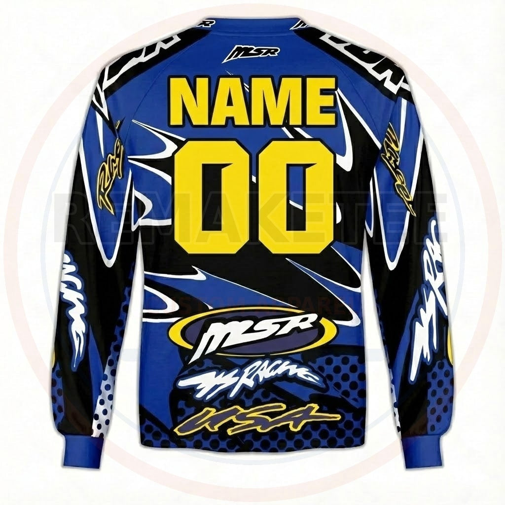 RemakeTee Custom Vintage Retro VMX Racing Jersey 698