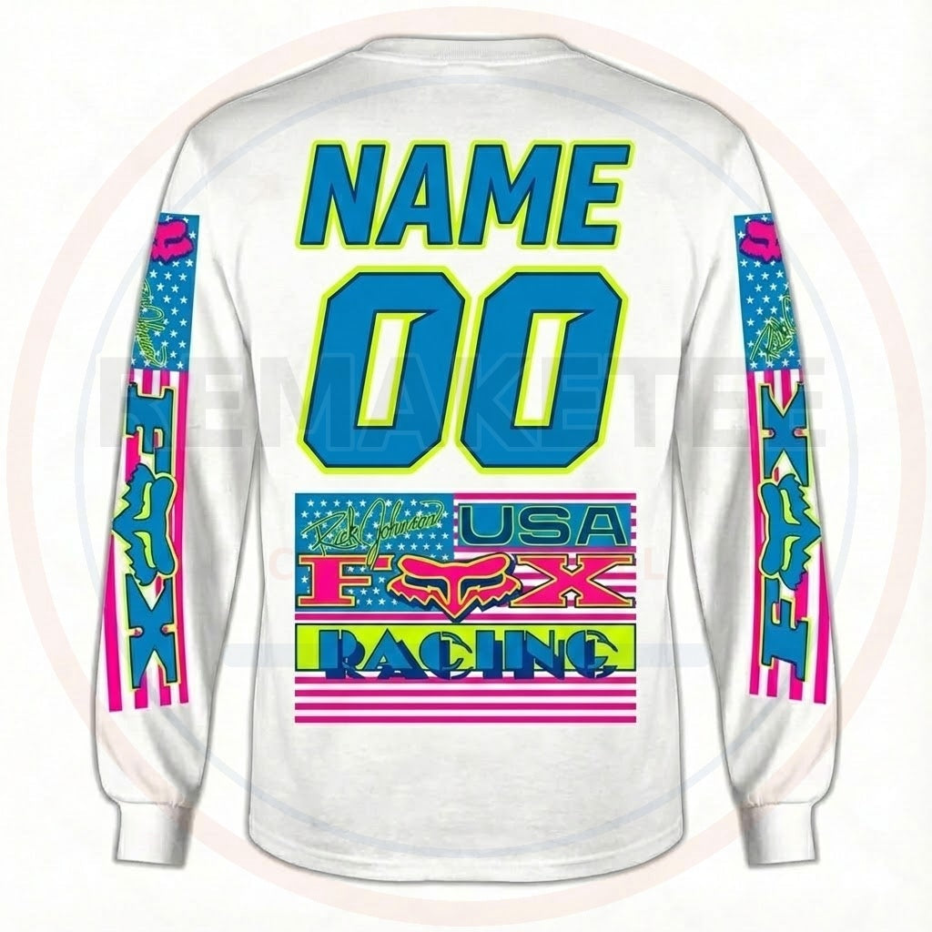 RemakeTee Custom Vintage Retro VMX Racing Jersey 703