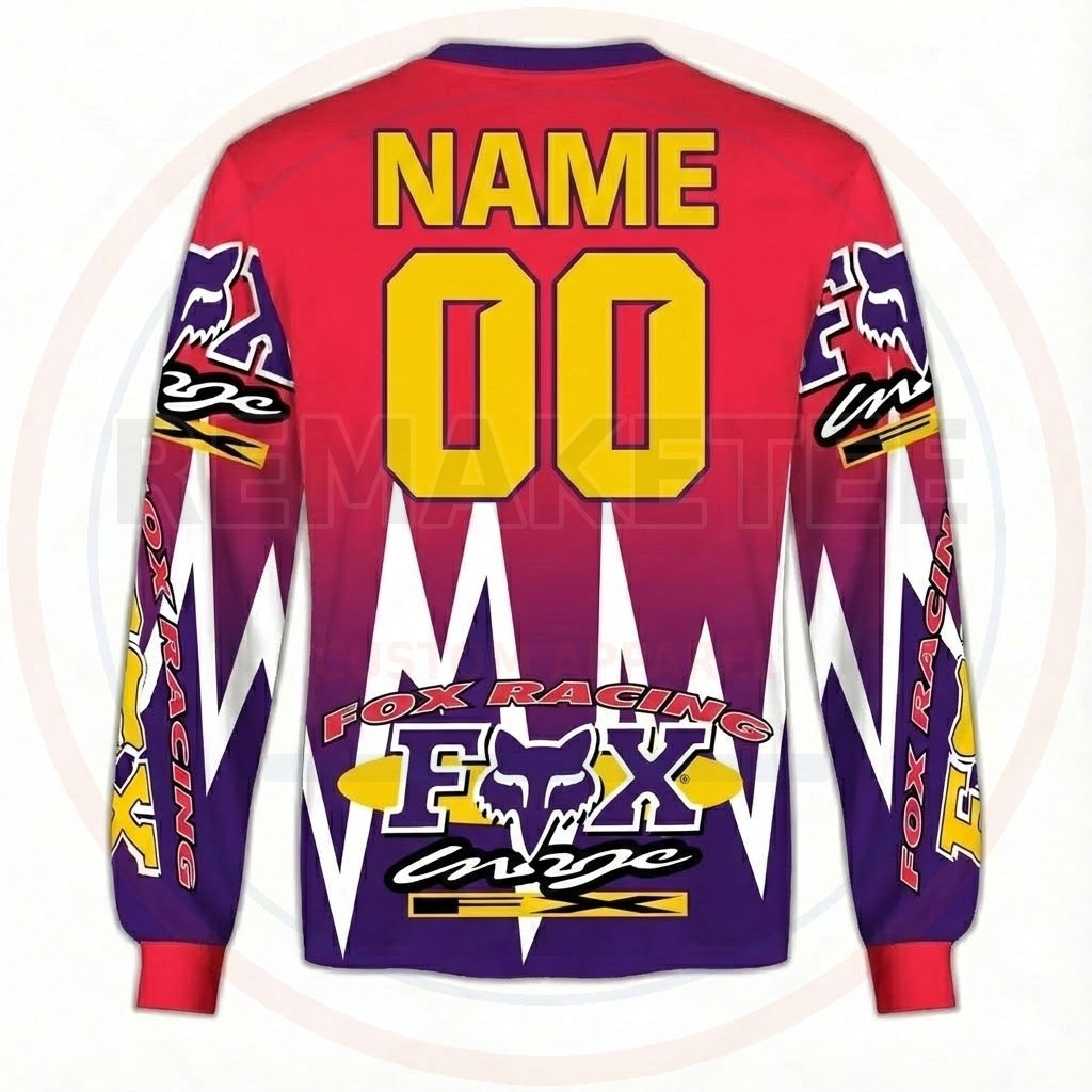 RemakeTee Custom Vintage Retro VMX Racing Jersey 727